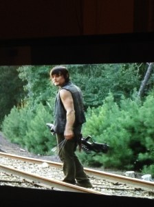 Daryl was looking so fine in this scene that I paused the dvr and went to find my husband for a quick
