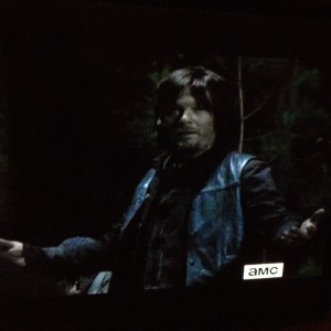 Being the beautiful human being that he is, Daryl lays down his weapon and offers his life for Rick's, Carl's and Michonne's.