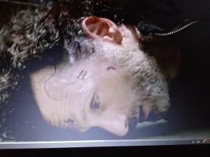 Rick's head slams on the concrete...
