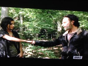 Rick Grimes isn't one to leave a sister hanging.