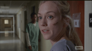 ...telling Dawn that she just saw Joan and Gorman heading to her office, looking for her...slick, Beth!