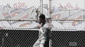 ...as Noah makes it through the fence.
