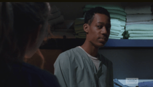 Noah looks at Beth, tells her that they see him as scrawny, weak,