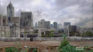 ...the ravaged city of Atlanta, post bombing.