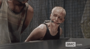 OMG...Sam, of Sam and Anna, the cute hippie couple Rick and Carol found, and lost, back in Season 4.