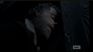 rick fashions a knife
