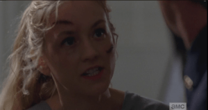 Unbreakable Beth is clearly not afraid, does not cow down to the male cop the way the other hospital wards do.