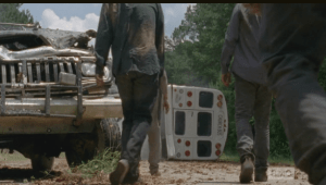 ...and here come the walkers.