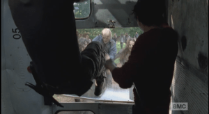 busting out of the bus