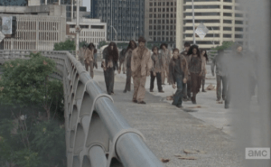 carol sees walkes on her side