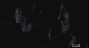 New Carol riding shotgun.