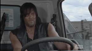 So, Season 5, Episode 6 ends as it begins, with Daryl driving, determined...but much has happened since that first scene, bringing much change, as the fires of transformation once again burned what was away, consuming it, and leaving something new in its place.