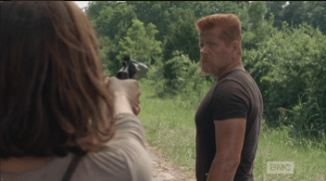 maggie goes click on abraham