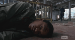 ...running off, and leaving Sasha unconscious on the floor, alone in the warehouse. Not good, so not good!