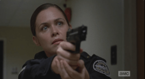 Dawn Lerner's getting the Crazy Eyes.