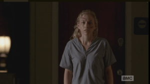 Beth stares, frozen, unable to reply right away as Dawn quickly cuts in, telling Officer OD,