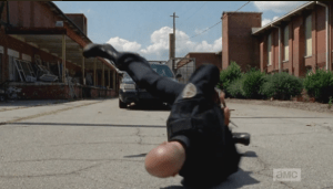 Ouch! That's an insane stunt...