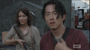 Maggie allows herself a hopeful smile, and then they see...