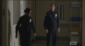 Officer OD challenges Beth,