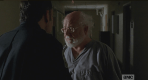 Poor Percy, the fine man who faked a coughing attack for Beth in exchange for strawberries, dares not look Officer OD in the face as he stammers an apology...