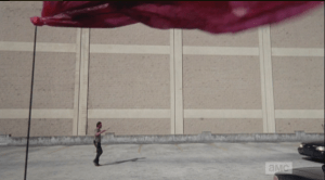 I love the homage to old cowboy movies in this episode...so many shots, like this one, and the hallway scene between Dawn Lerner and O'Donnell...