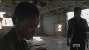 Sasha's feeling pretty dumb right about now...don't take it too hard, girl...not the first time a righteous sister's been taken in by a smooth-talking man with an agenda.