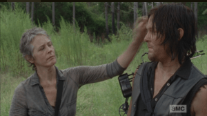 carol smooths daryls hair