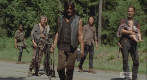 As Daryl turns to leave, Rick chides, gently, 