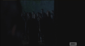 A horde of walkers! Ahhgh!