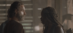 michonne talks to rick 1