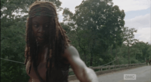 michonne tells sasha i told u so