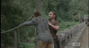 rick pitches one down