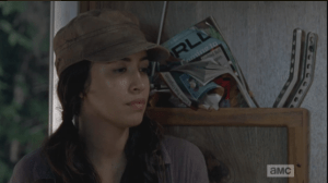 rosita is sad remembering