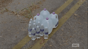 water bottles