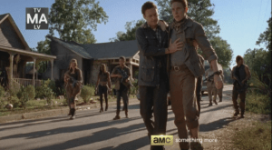 aaron helps eric