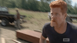 Abraham rushes forward, alone, to help Francine.