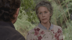 Carol suggests quickly that she can wait a couple of days, then leave the latch open again.