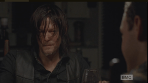Daryl looks at Aaron.