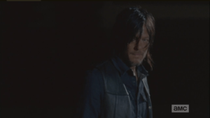 Daryl considers Aaron's offer.