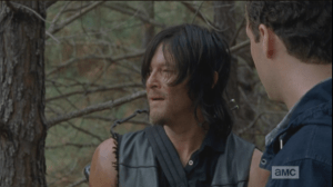 Daryl replies that his group did, before, with a horses that hadn't been out for such a long time.