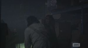 ...Eugene gets grabbed from behind by Sneaky, Snappy Walker...