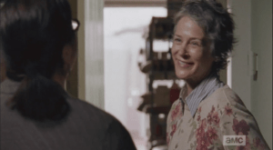 At Olivia's surprise, JL Carol laughs, saying that a girl's gotta leave herself some secrets...