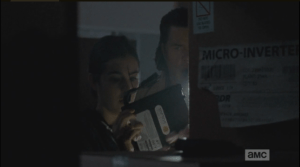 It is indeed the type of micro-inverter they are looking for. As Tara digs them out of the packing, Glenn gives props,