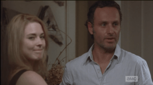 After some stops and starts in the conversation, Rick being so primal and new at this and all, Jessie points out that there's a pretty