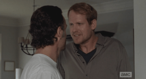 McBeaty leans in conspiratorially to Rick.