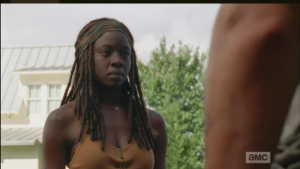 Michonne accepts as well, 