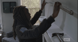 And as Michonne hangs up her katana, for now...
