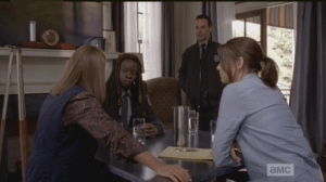 Maggie looks at Deanna.