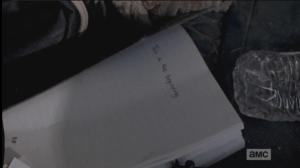 ...and finally, at Noah's first, and last, journal entry,