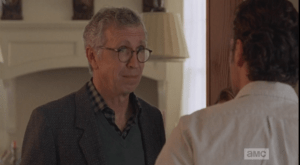 Reg tells Rick that he watched all the tapes of the interviews, and he heard what 14 people said about how Rick saved them, kept them alive, together for this long, out there...
